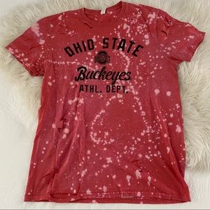 GO BUCKS! trendy distressed OSU shirt